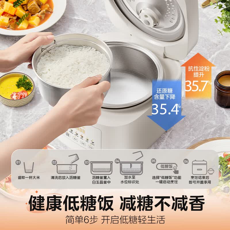 美的MB-3E91LS电饭煲图片