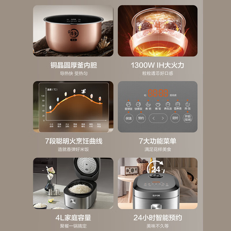 苏泊尔F40H21电饭煲图片