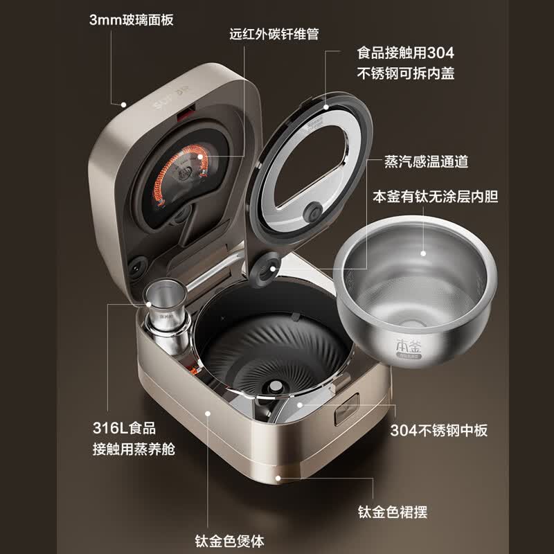 苏泊尔SF40Q13S电饭煲图片