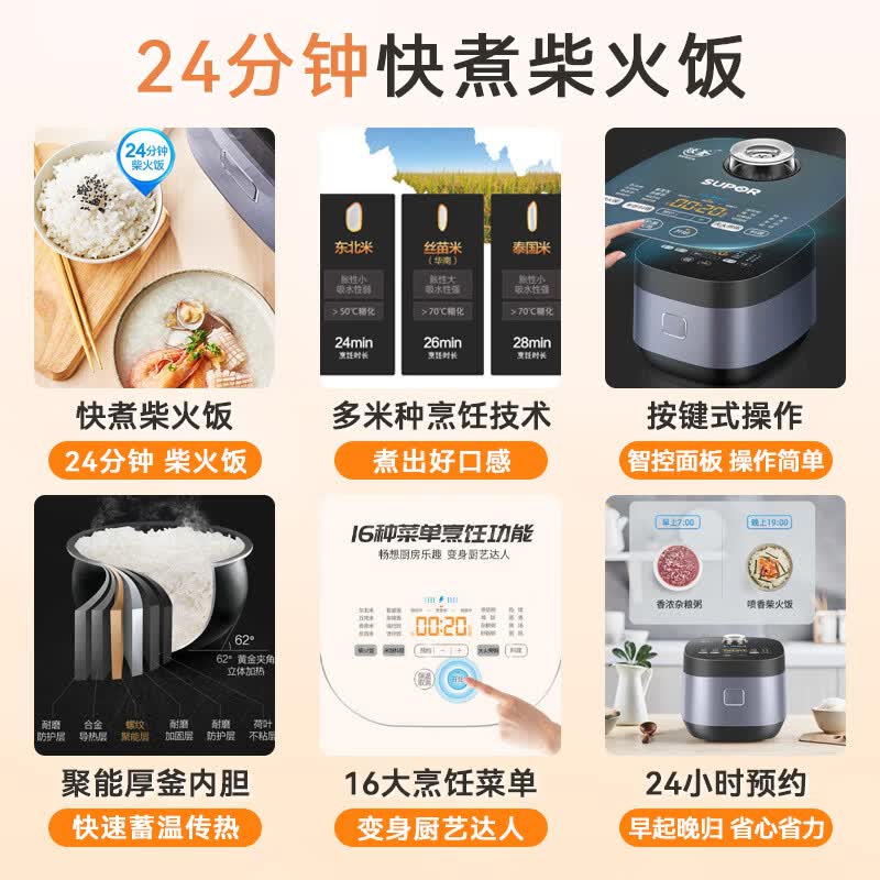 苏泊尔SF50FC61电饭煲图片