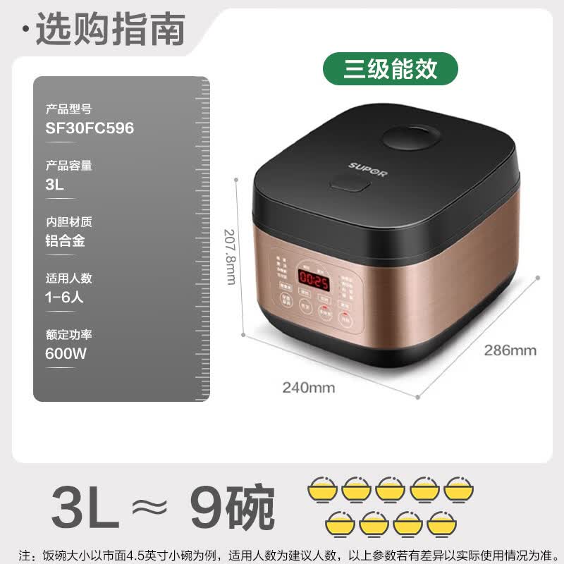 苏泊尔SF30FC596电饭煲图片