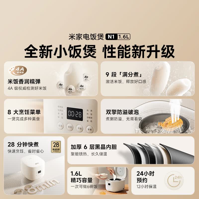 小米MFB13D0电饭煲图片