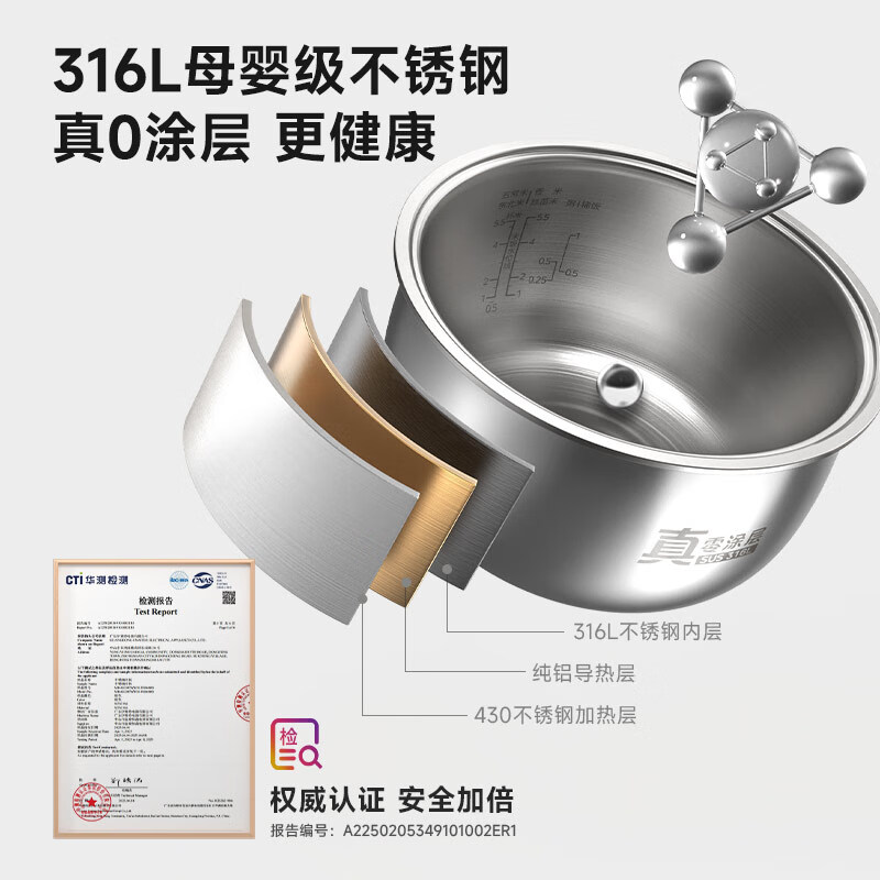 华凌WH-FB366RS电饭煲图片