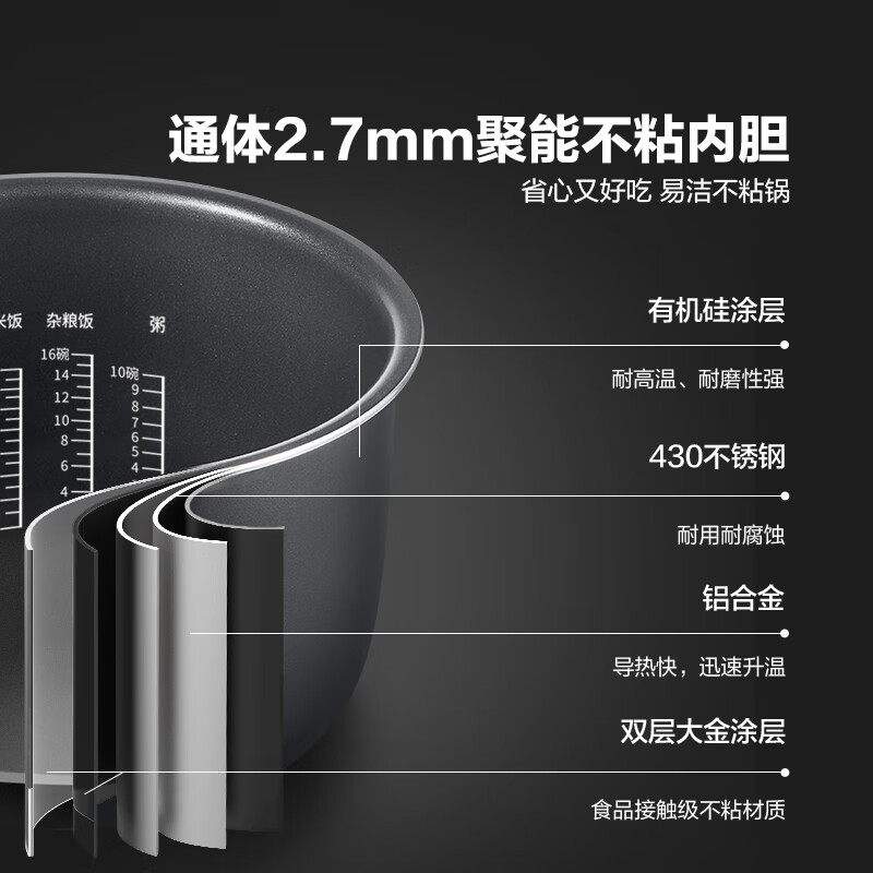 北鼎R552电饭煲图片
