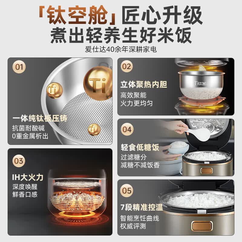爱仕达AR-F40I862电饭煲图片