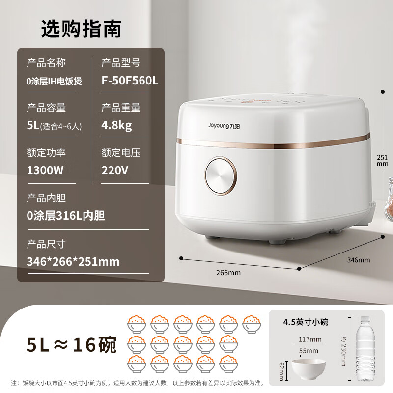 九阳F-50F560L电饭煲图片