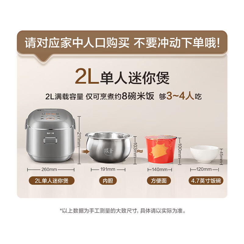 苏泊尔SF20FC615A电饭煲图片