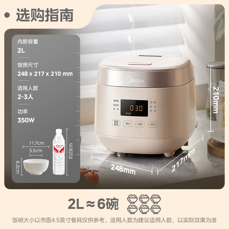 美的MB-AFB2023R电饭煲图片