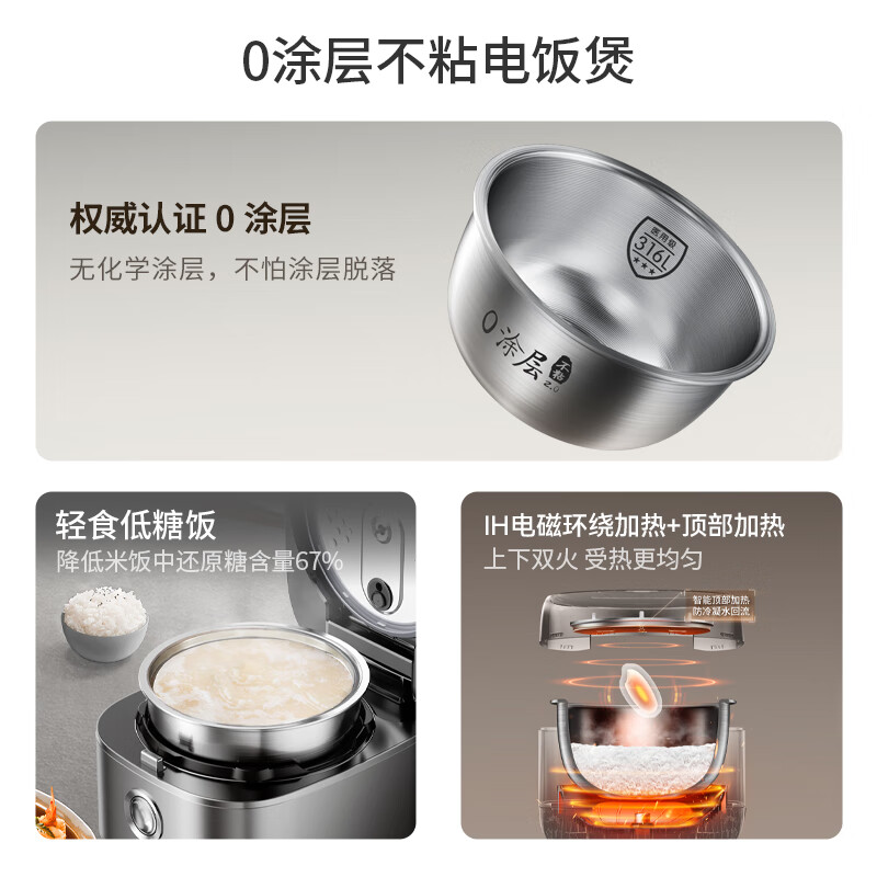 九阳40N7S电饭煲图片