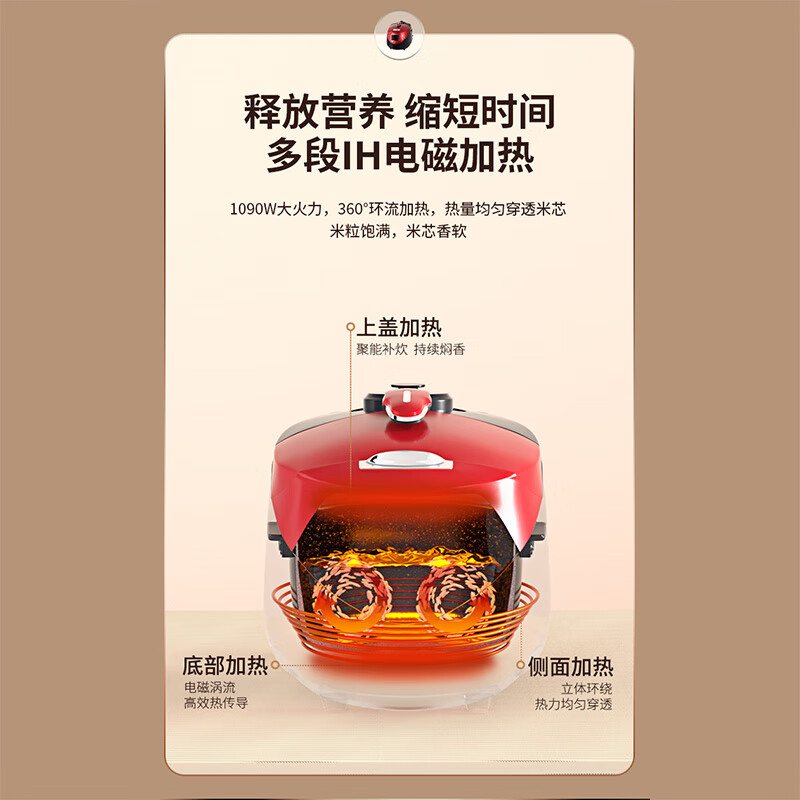 福库CRP-HP0660SR/H电饭煲图片