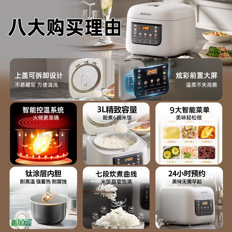 奥克斯VK-309F1电饭煲图片