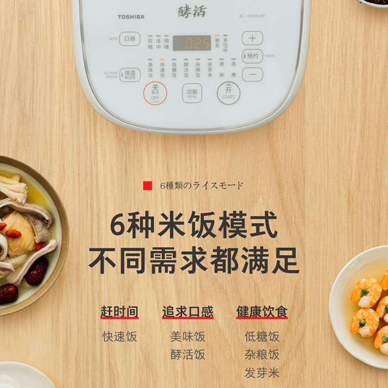 东芝RC-15HOVC(W)电饭煲图片