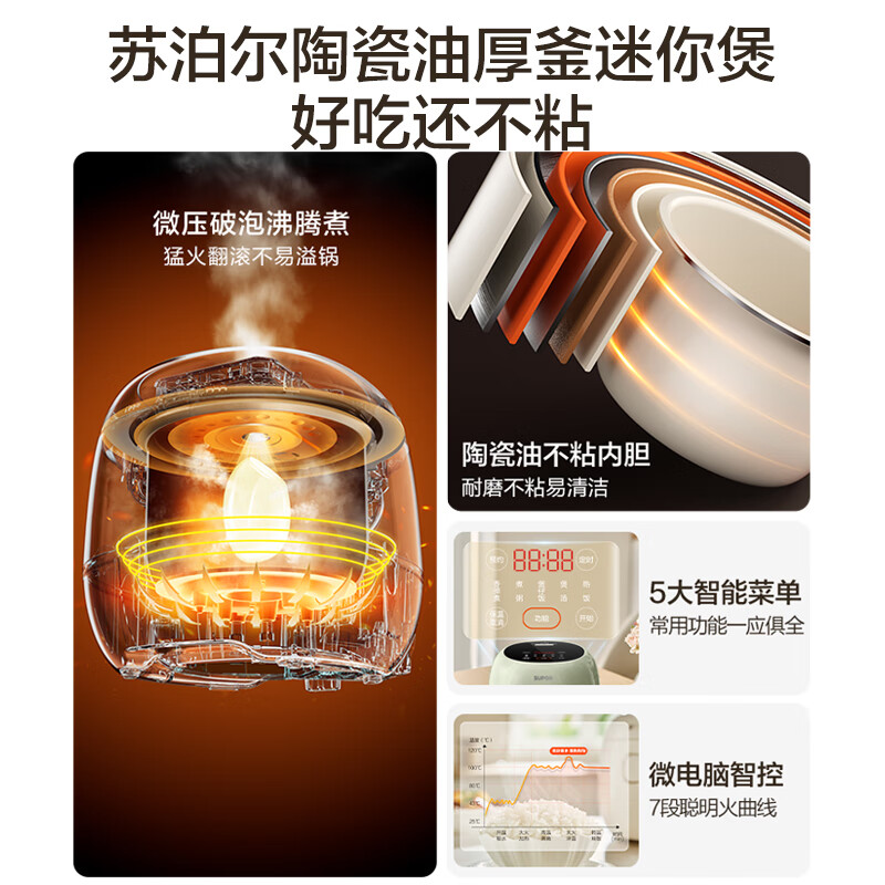 苏泊尔SF16YC1072电饭煲图片