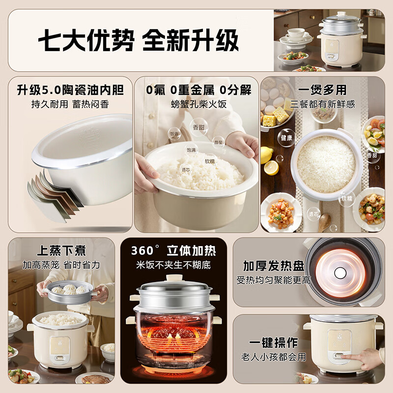 三角牌LX60-100A电饭煲图片