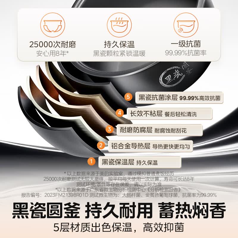 美的MB-RA303电饭煲图片