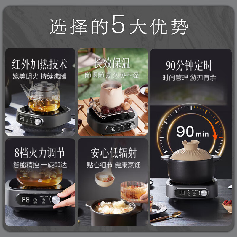 美的HW10W1-002S电磁炉图片