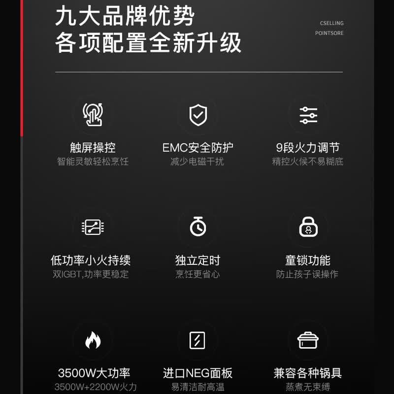 硕高S08电磁炉图片