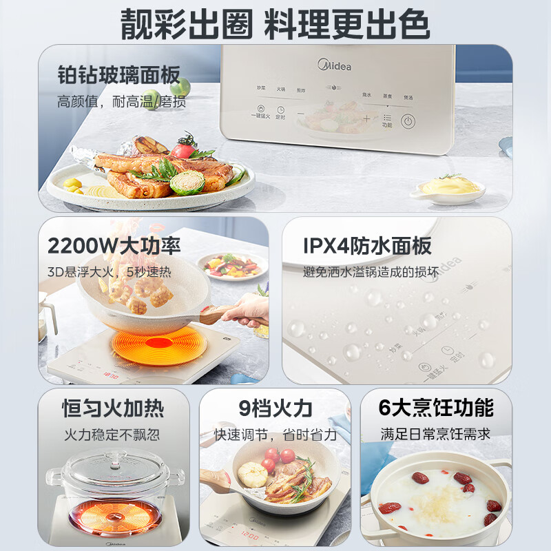美的MC-E22B23电磁炉图片