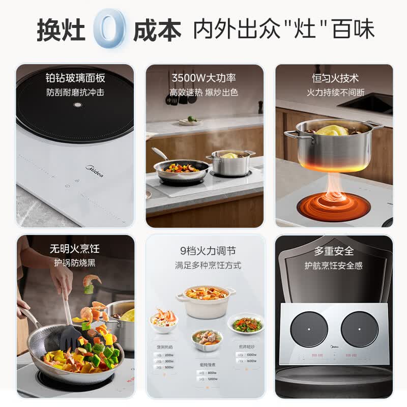 美的DZ35CC07P电磁炉图片