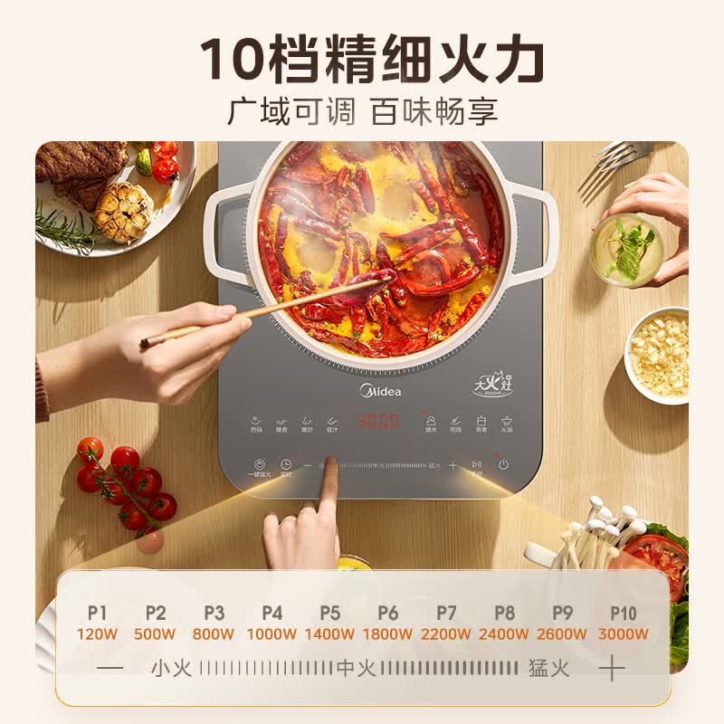 美的E30BD51电磁炉图片