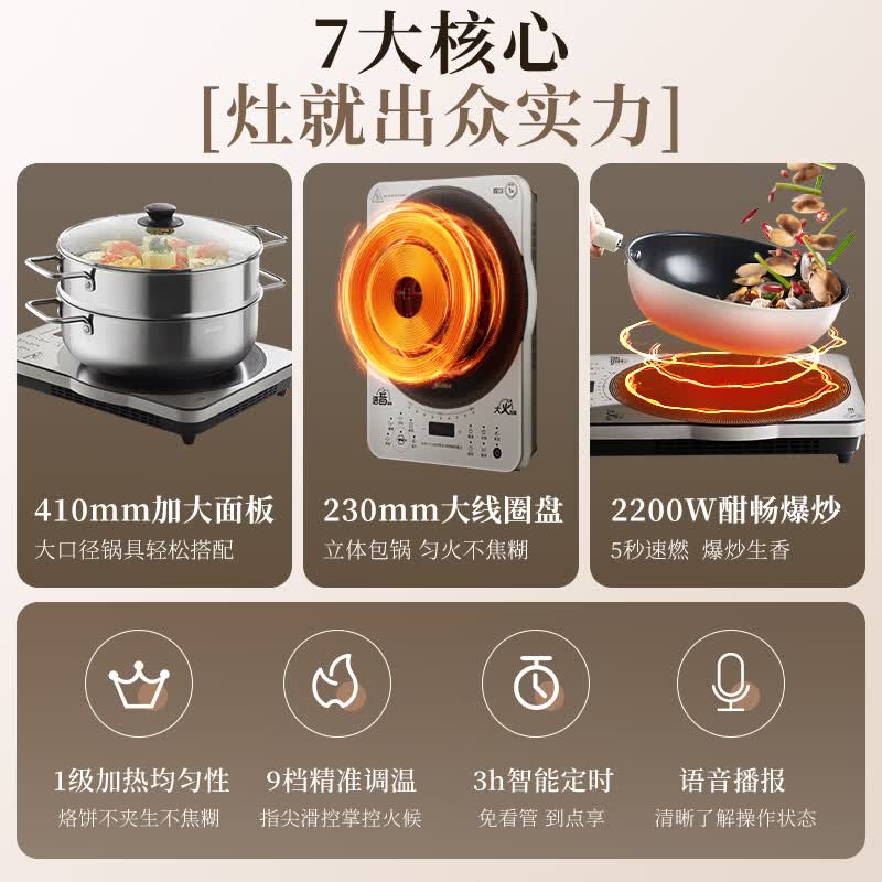 美的MC-CLC2215电磁炉图片