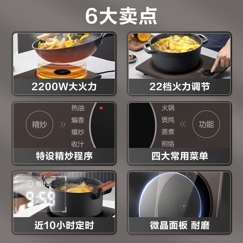 苏泊尔C22-IH912D电磁炉图片