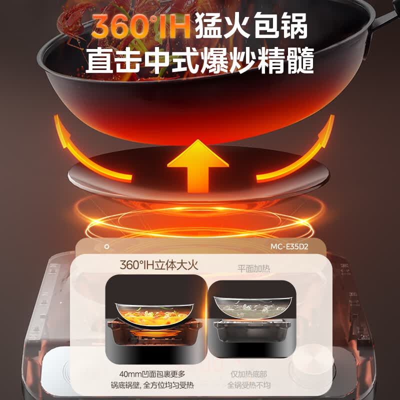 美的E35D2电磁炉图片