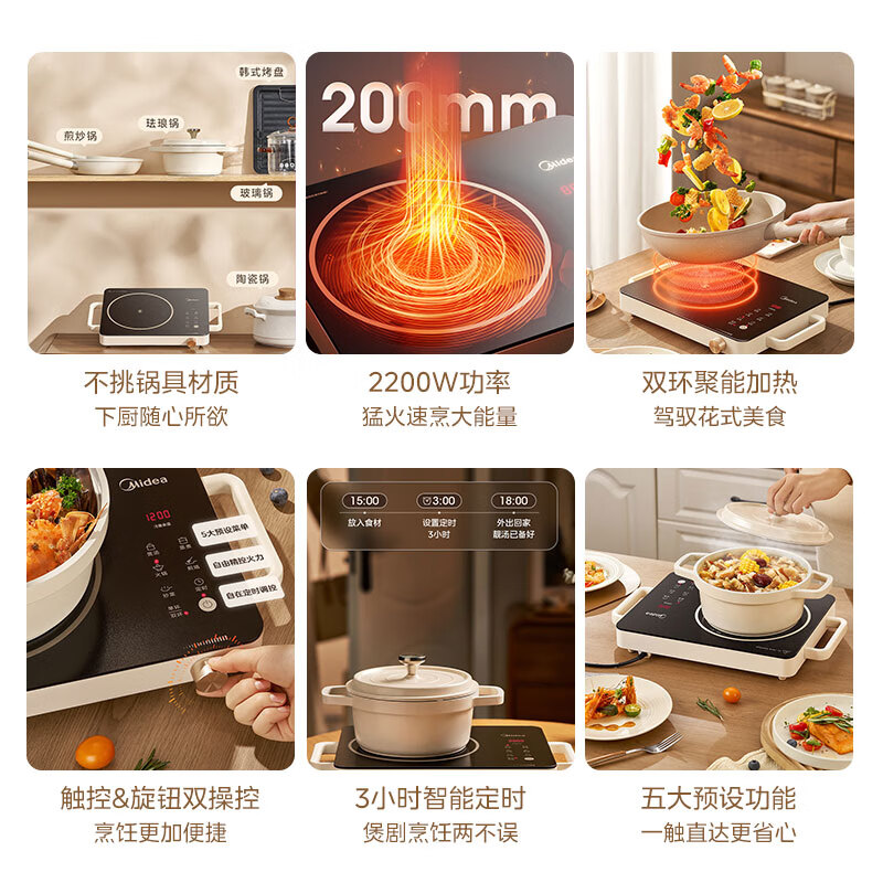 美的HW2210电磁炉图片
