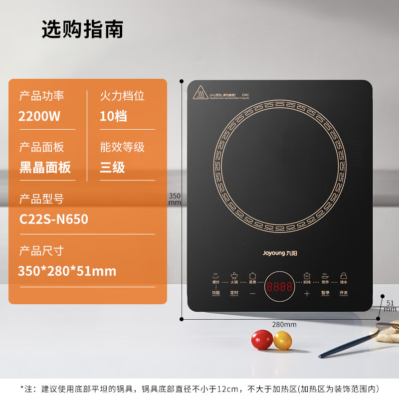 九阳C22S-N650电磁炉图片