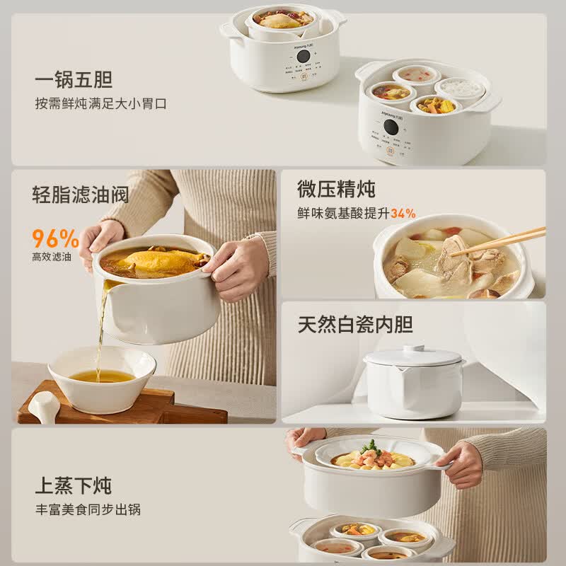九阳DG25G-GD188L电炖锅图片