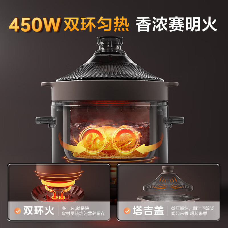 美的DGE65J56电炖锅图片