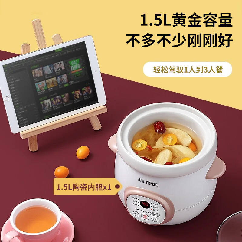 天际DGD15-15DD电炖锅图片