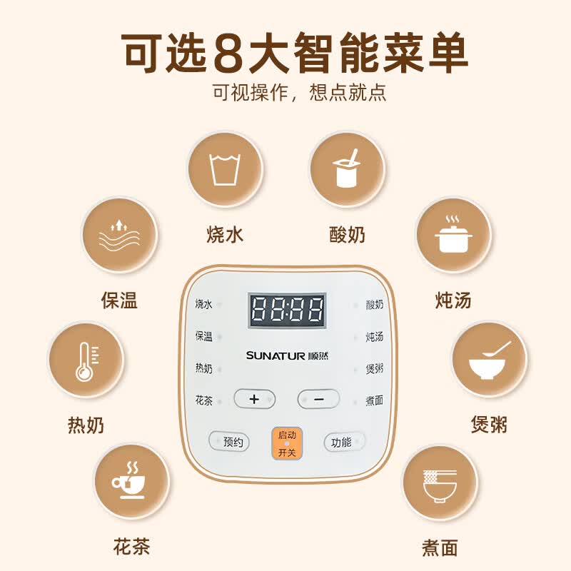 顺然YS-001电炖锅图片