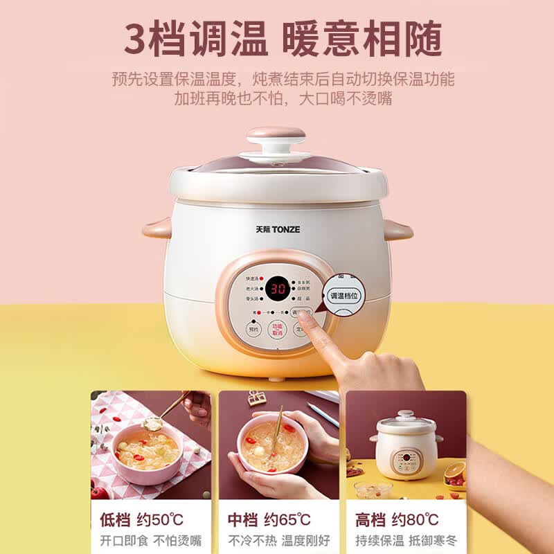 天际DGD15-15DD电炖锅图片