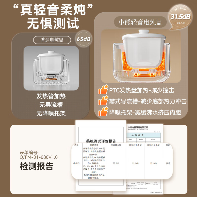 小熊DDZ-E10N1电炖锅图片