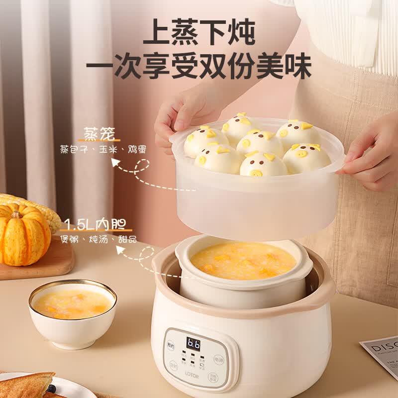 LOTOR徕多D1电炖锅图片