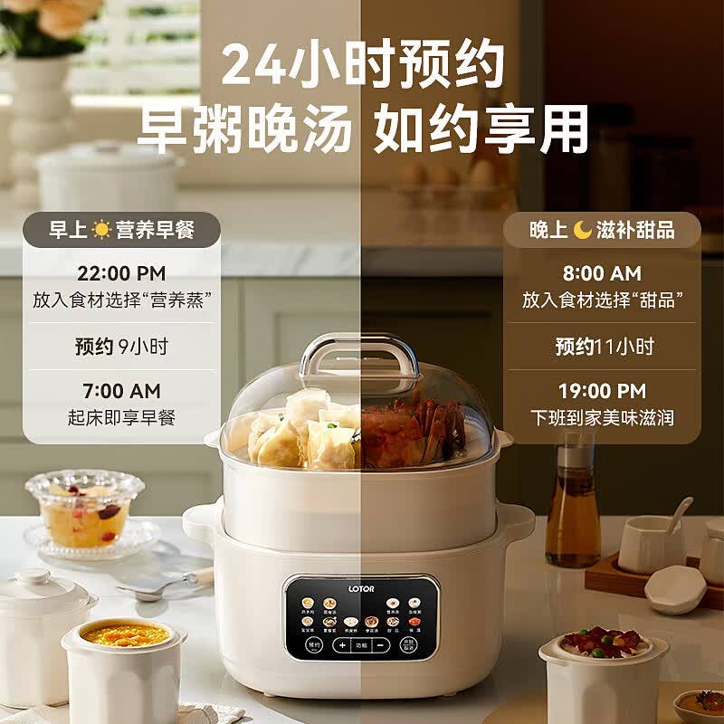 LOTOR徕多LD-DDZ-D31A电炖锅图片