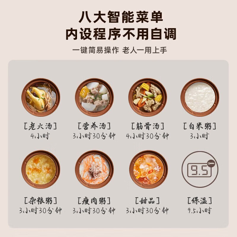 小熊DDG-D20N1电炖锅图片