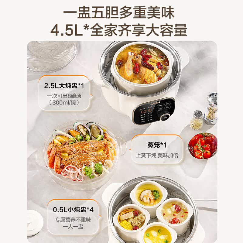 苏泊尔DZ25YC876电炖锅图片