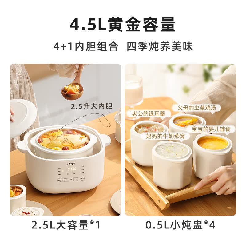 LOTOR徕多D31电炖锅图片