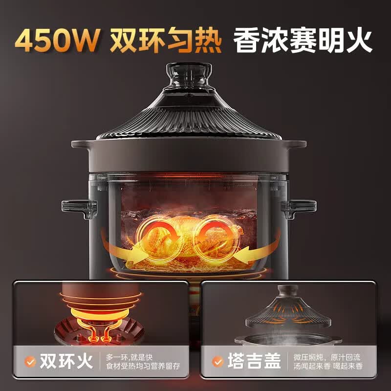 美的MD-DGE35J56电炖锅图片