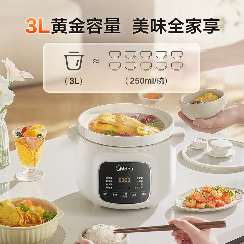 美的MD-DGE3058电炖锅图片