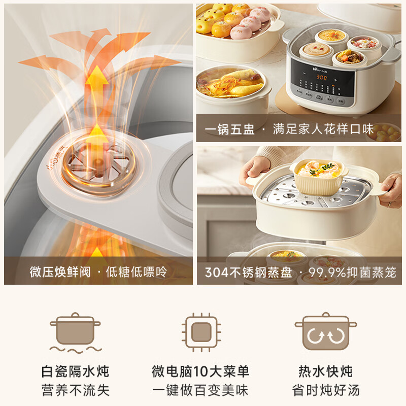 小熊DDZ-J25L3电炖锅图片