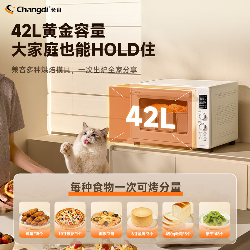 长帝TC42W2电烤箱图片