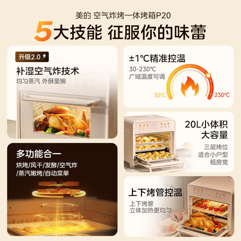 美的P20电烤箱图片