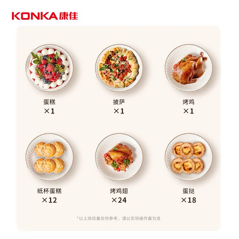 康佳KDKX-2222-W电烤箱图片