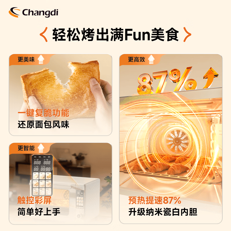 长帝猫小易Max电烤箱图片