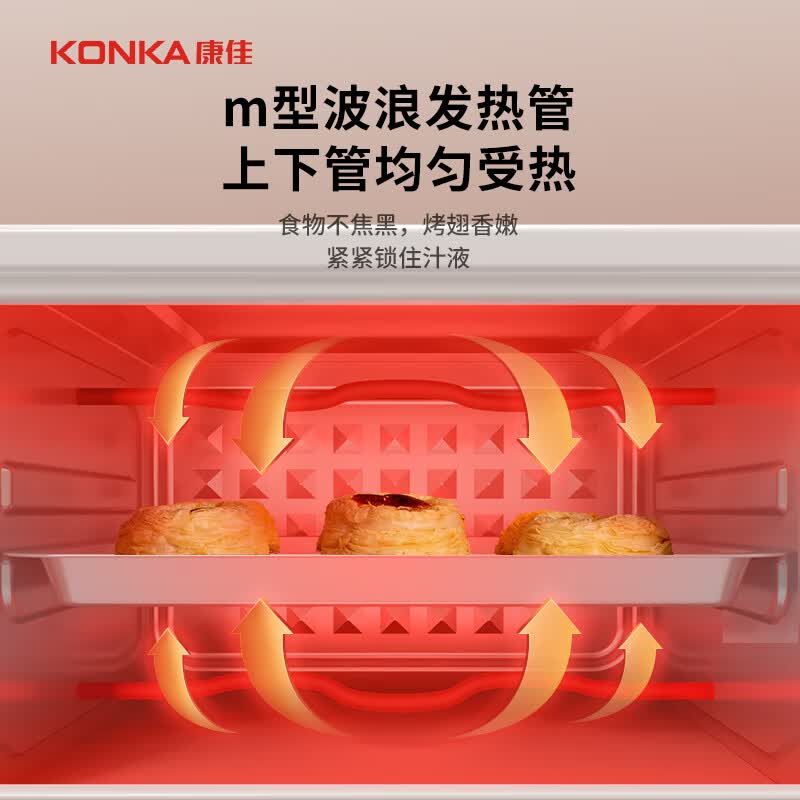 康佳KAO-W1075A电烤箱图片