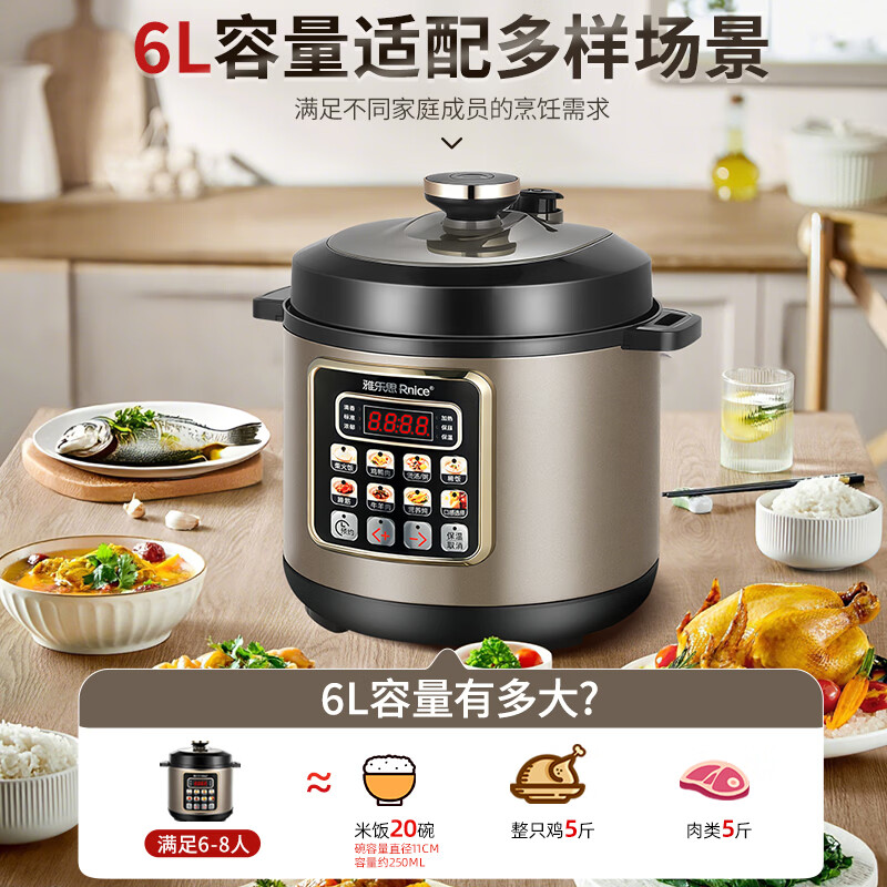 雅乐思YBW60-100C电压力锅图片