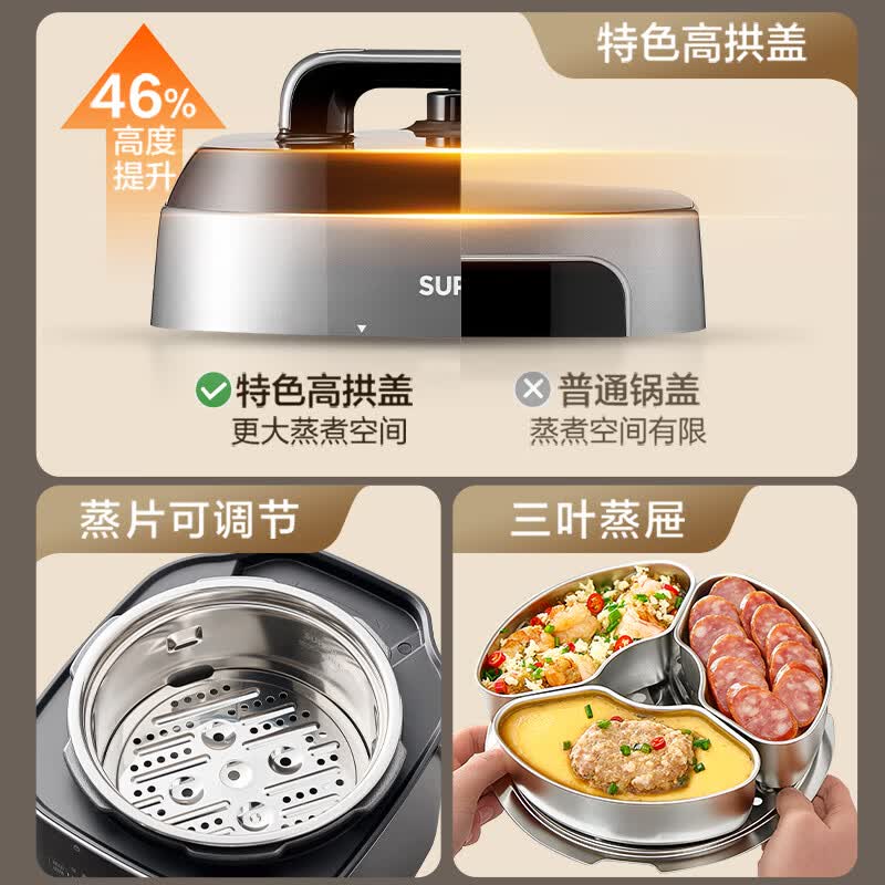 苏泊尔SY-50FC5051电压力锅图片